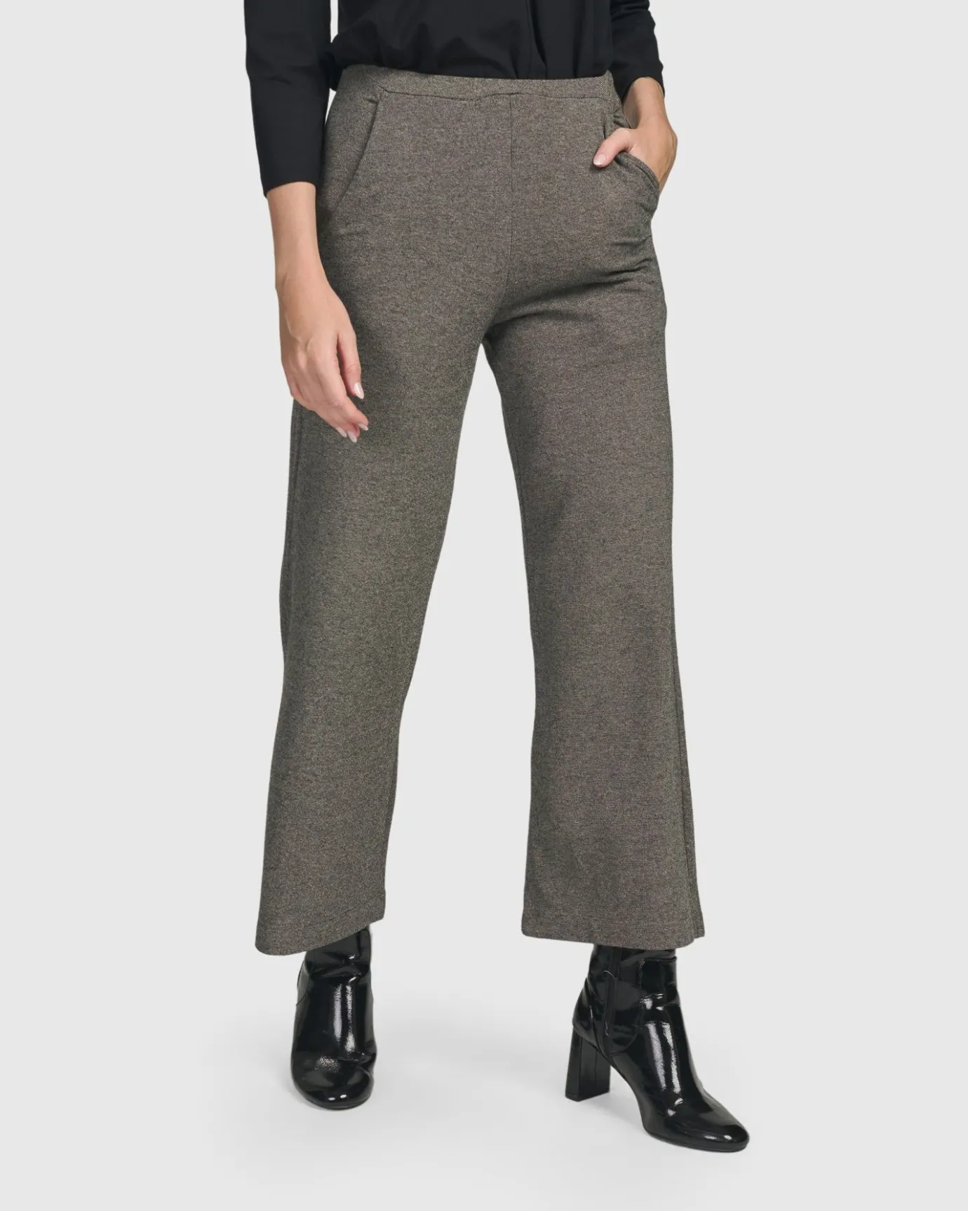 Women Alembika Pants & Skirts<Essential Cropped Pants, Fog