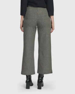 Women Alembika Pants & Skirts<Essential Cropped Pants, Fog