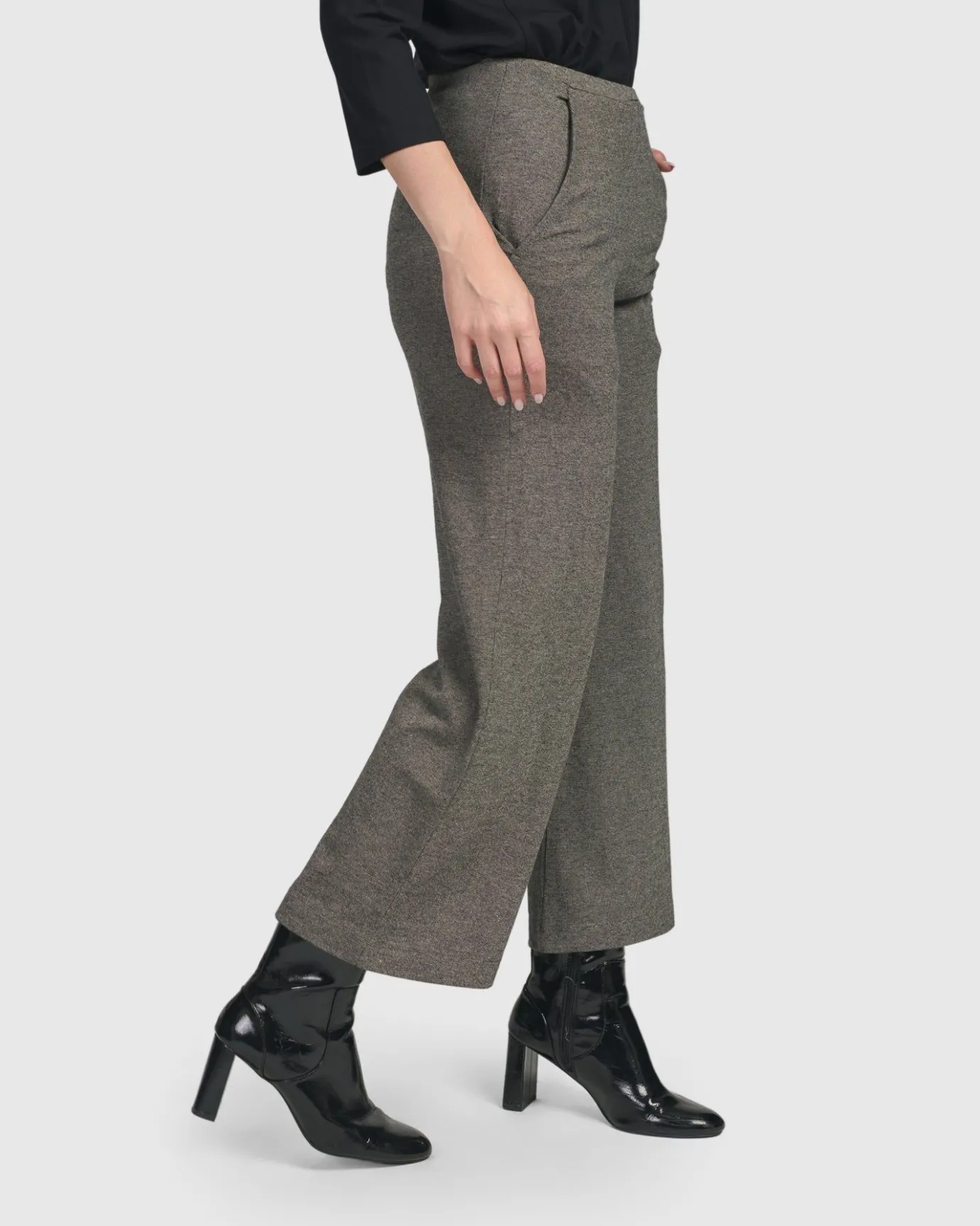 Women Alembika Pants & Skirts<Essential Cropped Pants, Fog