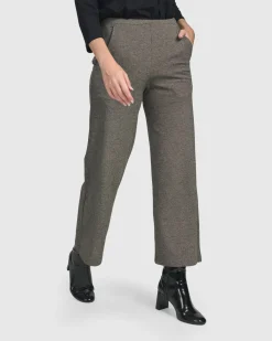 Women Alembika Pants & Skirts<Essential Cropped Pants, Fog