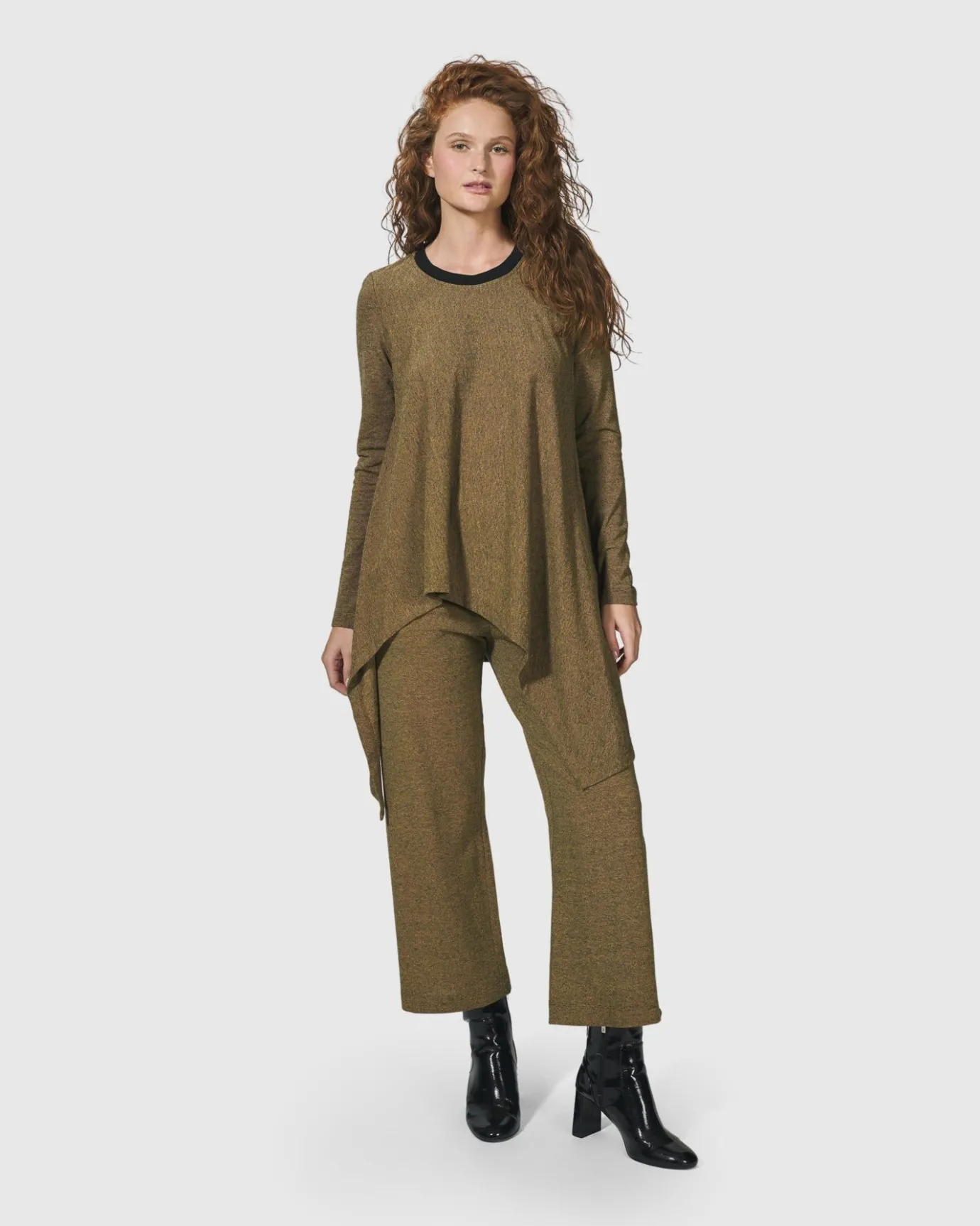 Women Alembika Pants & Skirts<Essential Cropped Pants, Honey