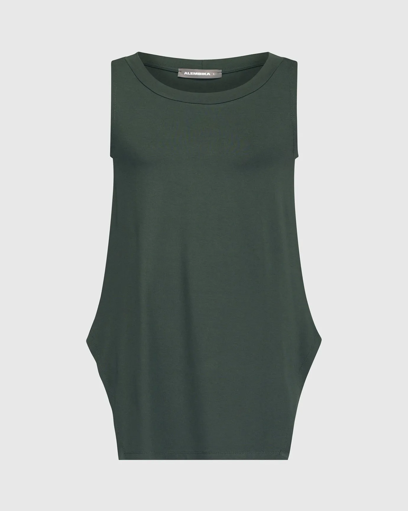 Women Alembika Tops & Tunics<Essential Cutaway Tank Top, Green