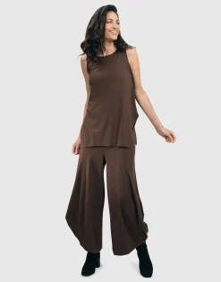 Women Alembika Plus<Essential Cutaway Tank Top, Coffee