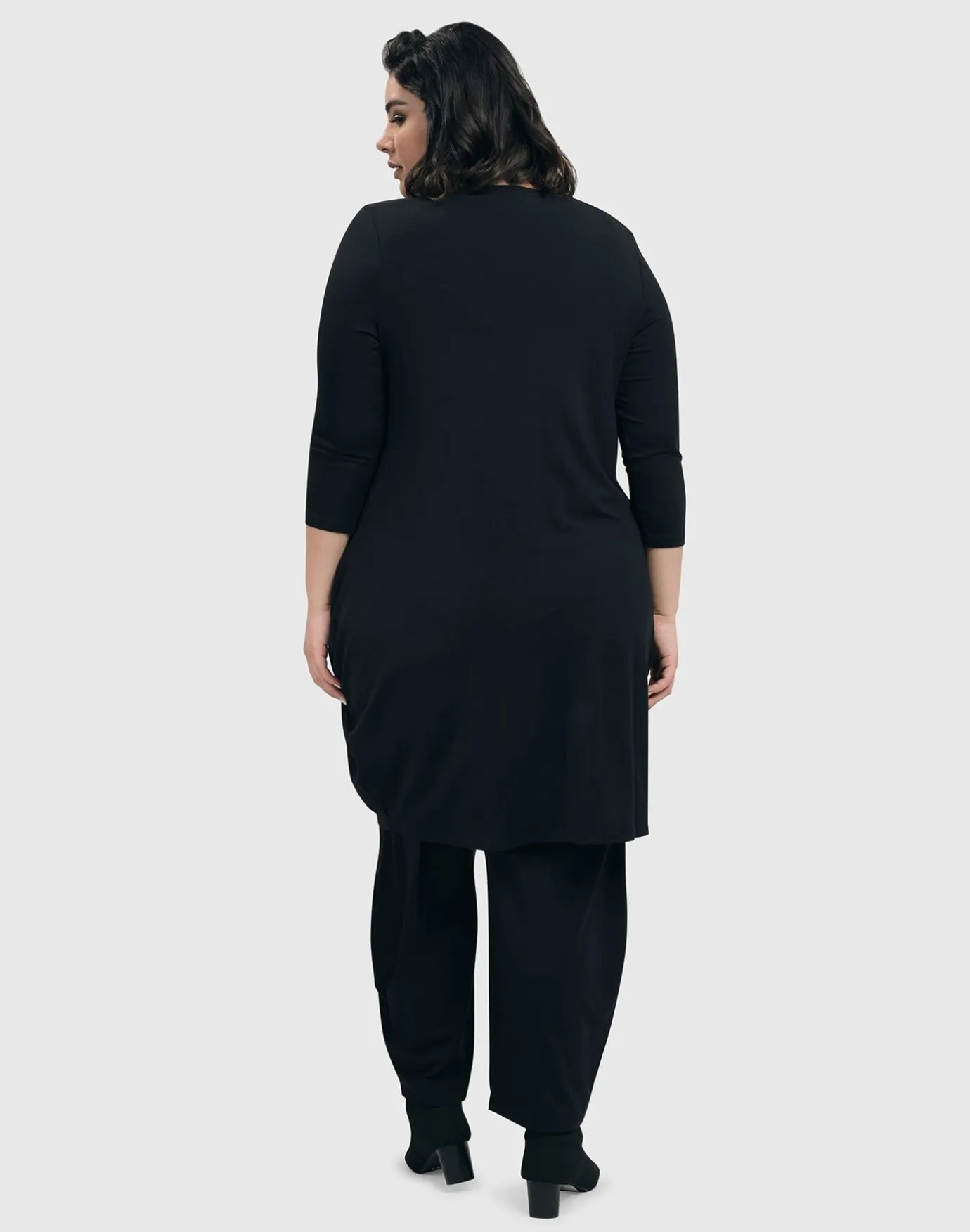 Women Alembika Jackets<Essential Draped Cocoon Jacket, Black