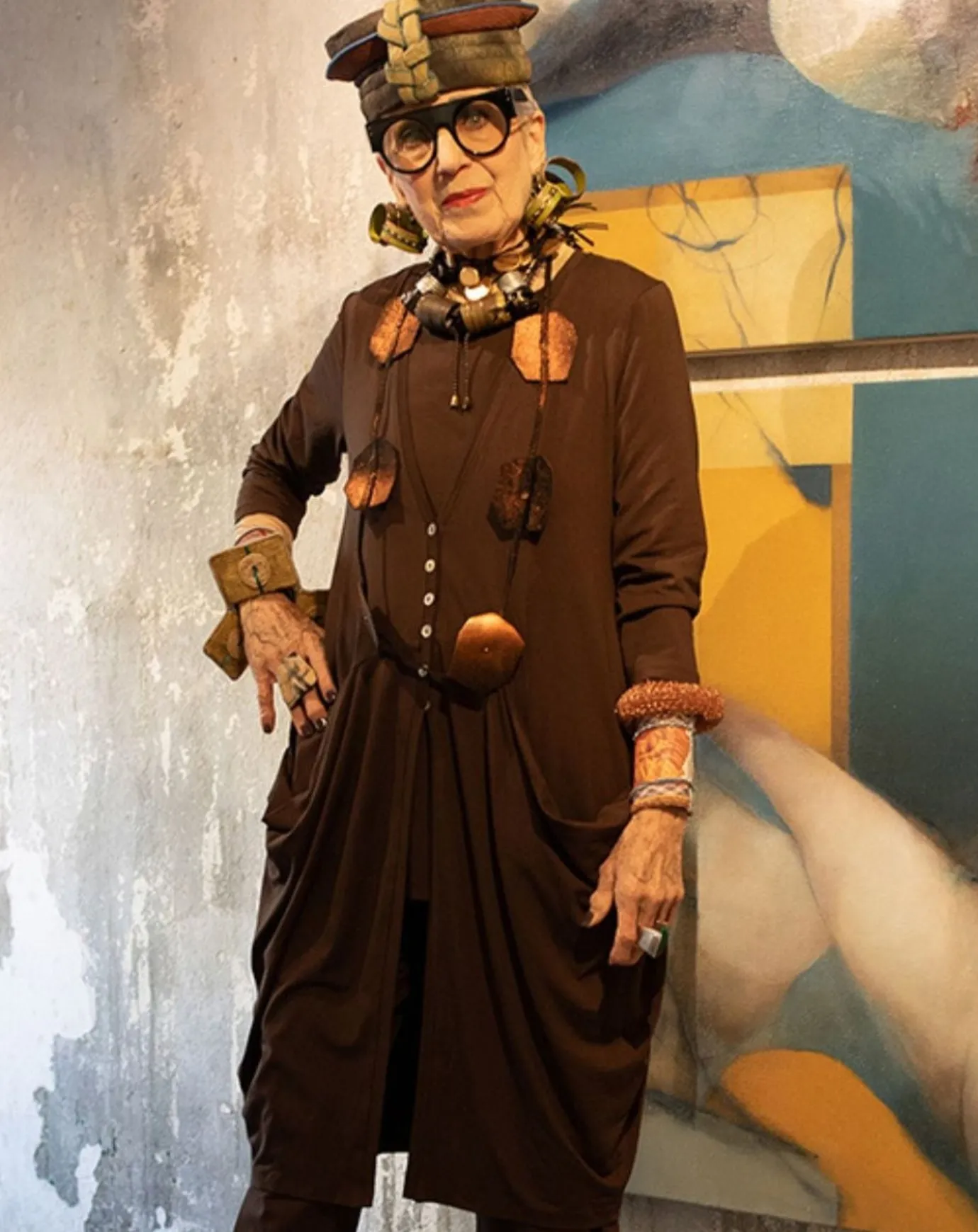 Women Alembika Plus<Essential Draped Cocoon Jacket, Coffee