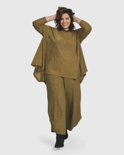 Women Alembika Plus<Essential Flared Top, Honey