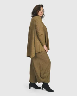 Women Alembika Plus<Essential Flared Top, Honey