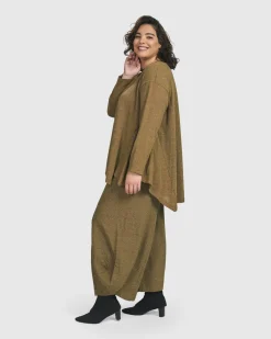 Women Alembika Plus<Essential Flared Top, Honey