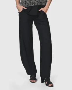Women Alembika Plus<Essential Flow Pants, Black