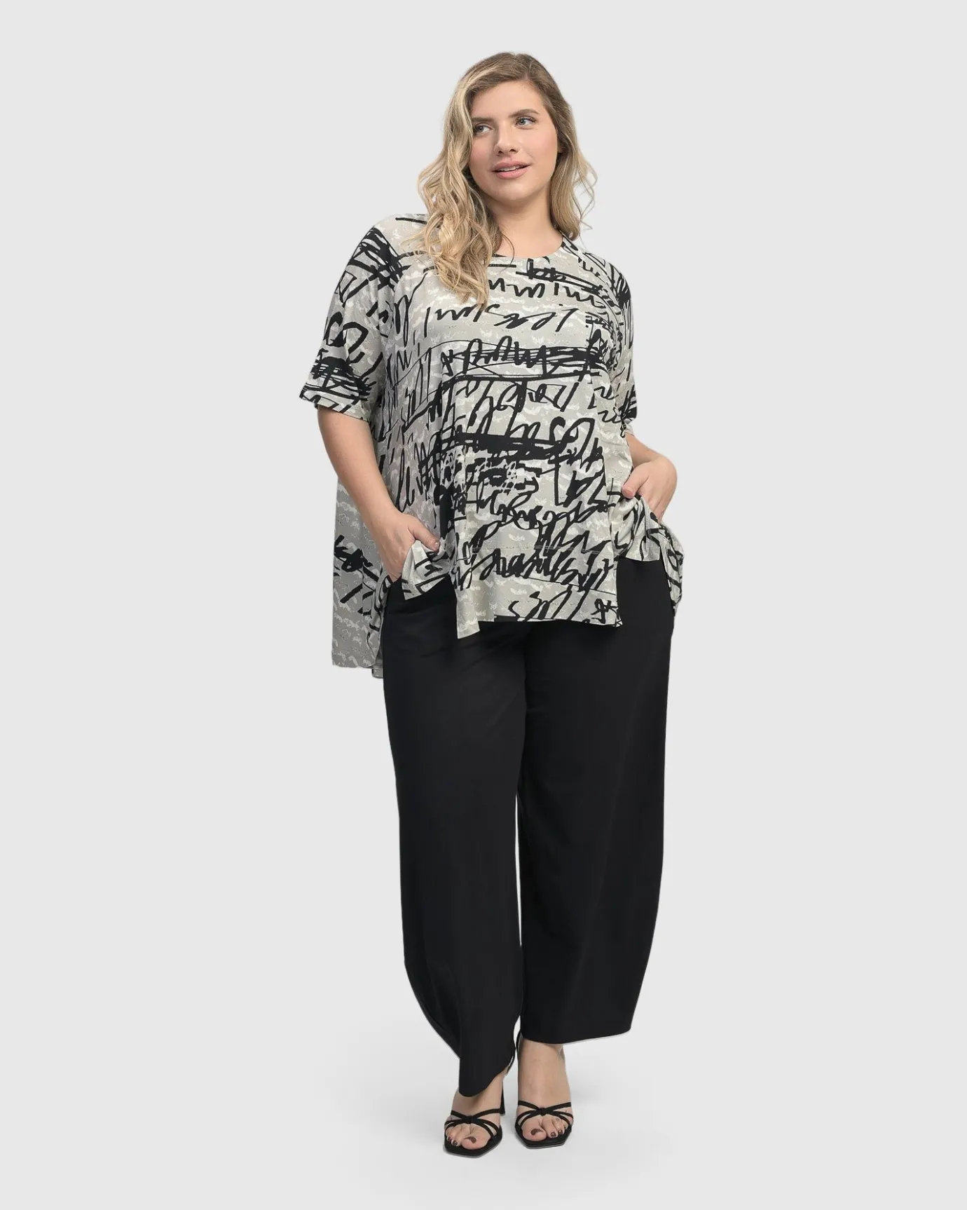 Women Alembika Plus<Essential Flow Pants, Black