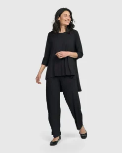 Women Alembika Pants & Skirts<Essential Flow Pants, Black