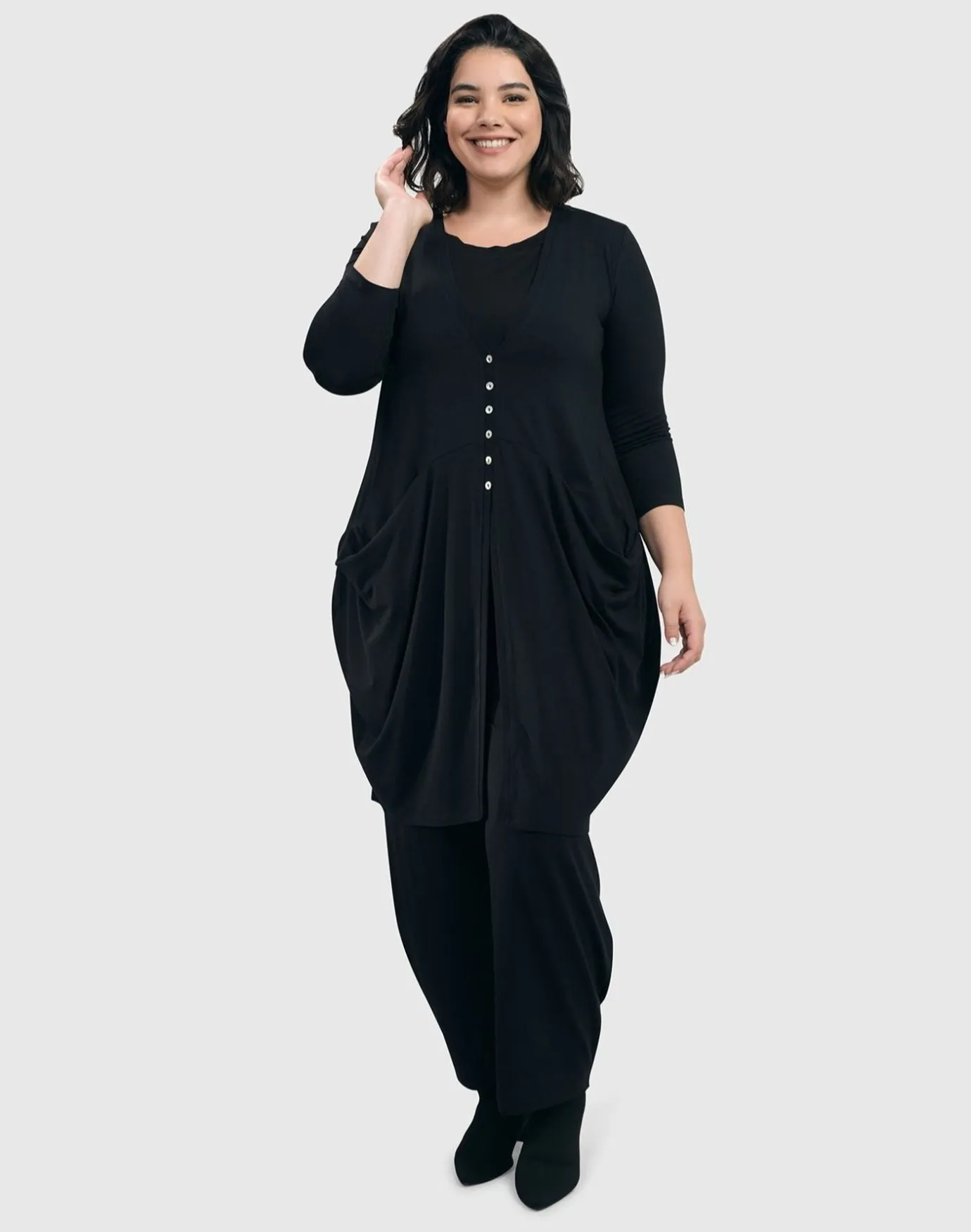 Women Alembika Pants & Skirts<Essential Flow Pants, Black