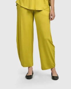 Women Alembika Pants & Skirts<Essential Flow Pants, Lime