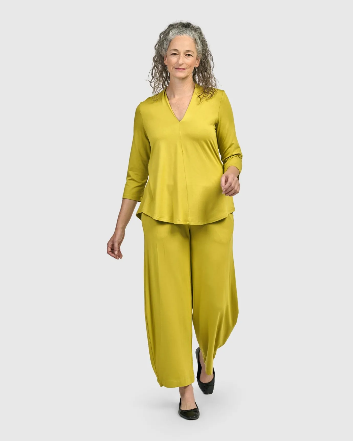 Women Alembika Pants & Skirts<Essential Flow Pants, Lime