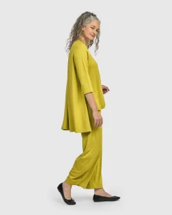 Women Alembika Pants & Skirts<Essential Flow Pants, Lime