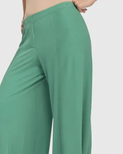 Women Alembika Plus<Essential Go-To Cupro Punto Pants, Seafoam