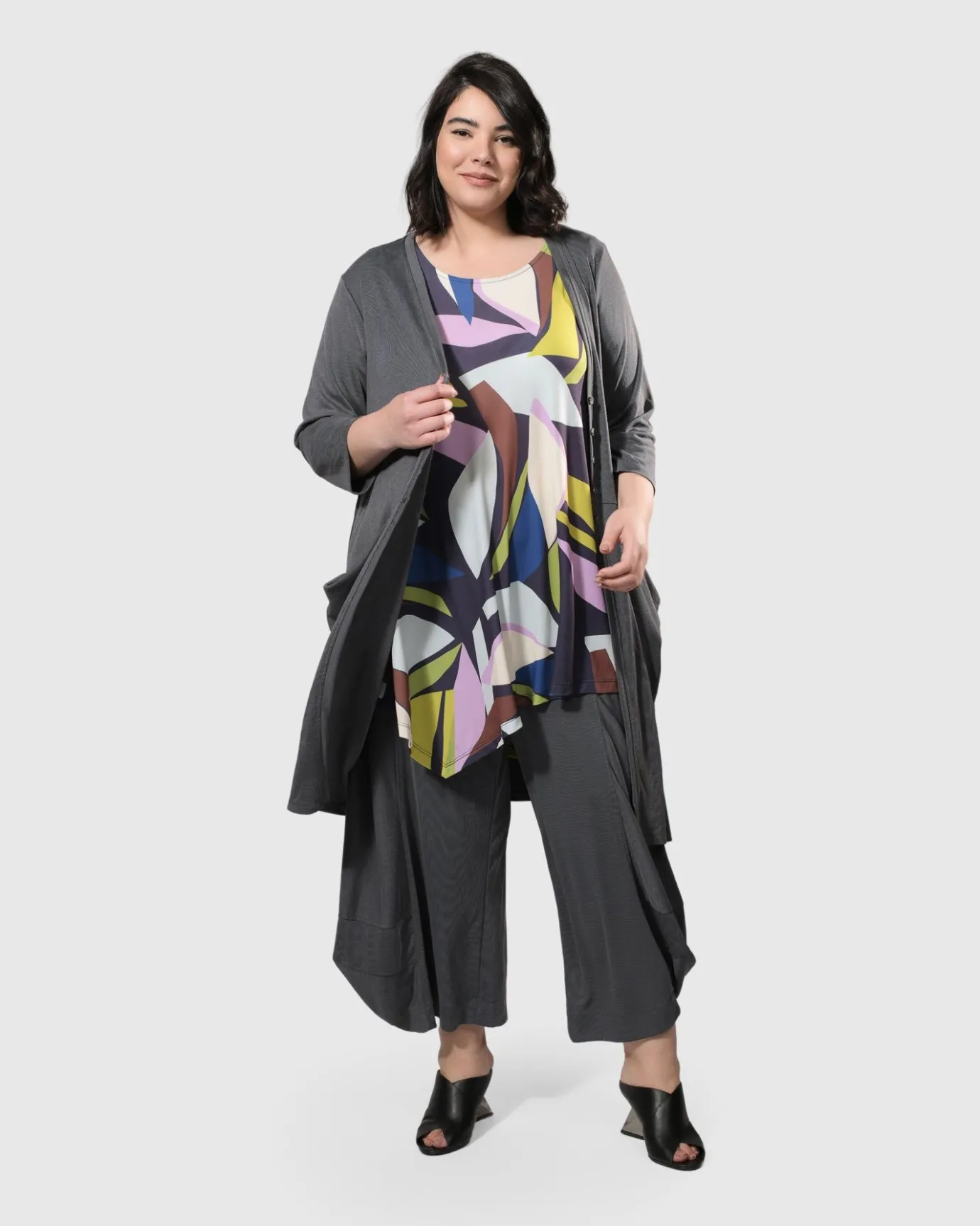 Women Alembika Plus<Essential Go-To Punto Pants, Grey