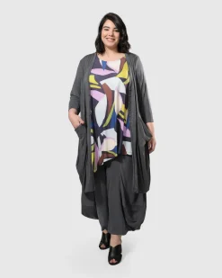Women Alembika Plus<Essential Go-To Punto Pants, Grey