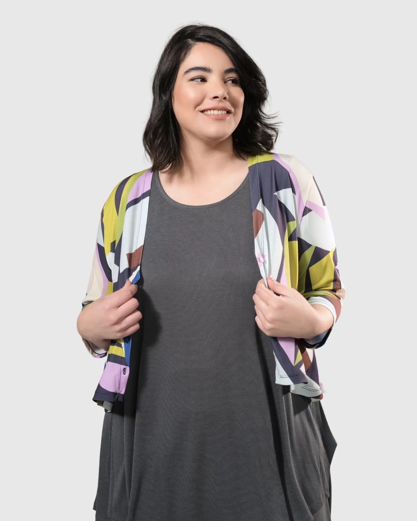 Women Alembika Tops & Tunics<Essential Joy Sleeveless Tunic Top, Grey