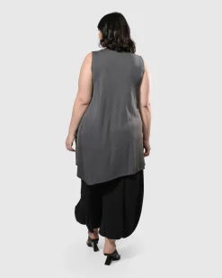 Women Alembika Tops & Tunics<Essential Joy Sleeveless Tunic Top, Grey