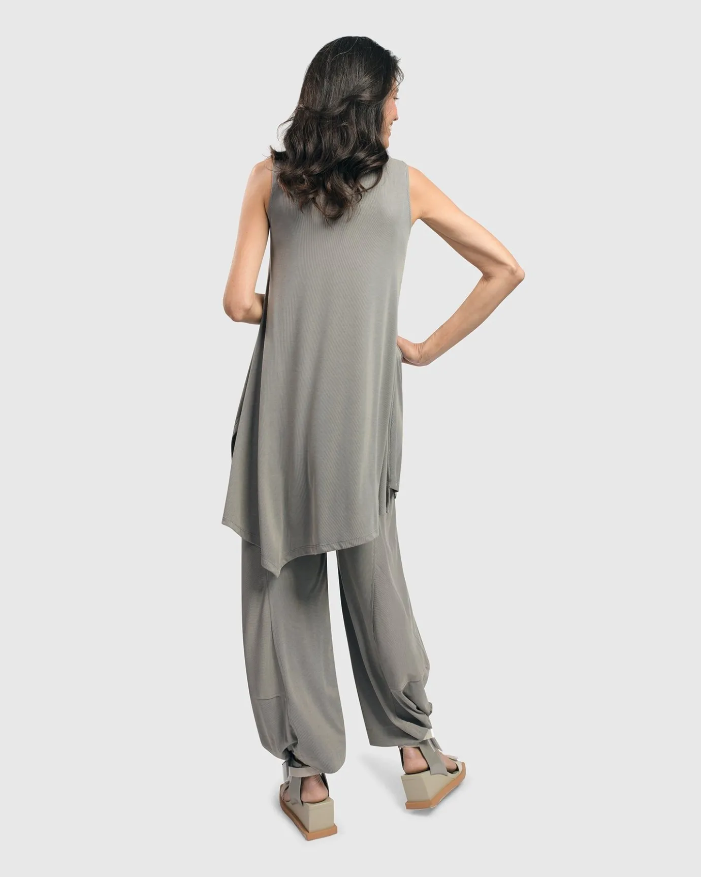 Women Alembika Plus<Essential Joy Sleeveless Tunic Top, Fog