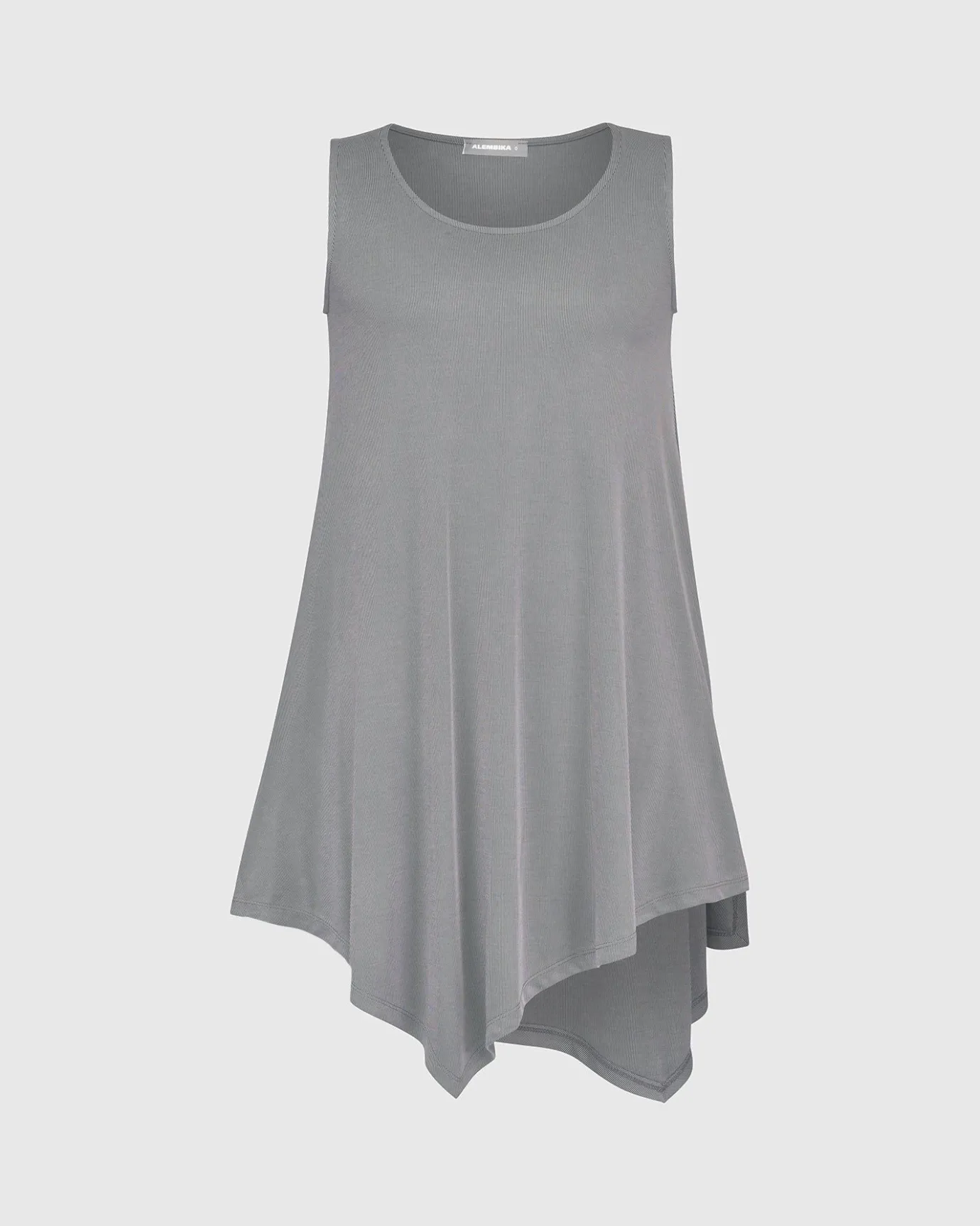 Women Alembika Tops & Tunics<Essential Joy Sleeveless Tunic Top, Fog