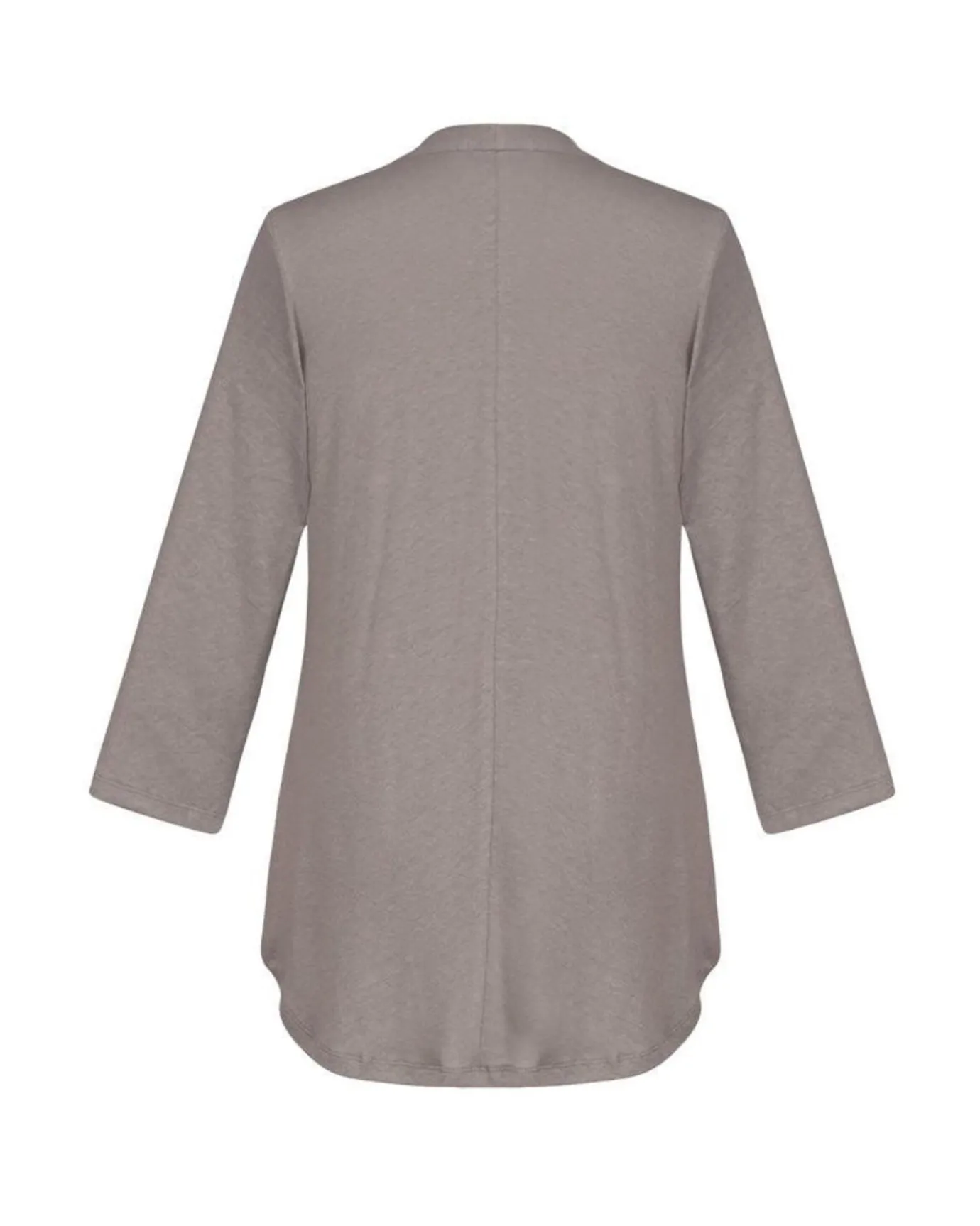 Women Alembika Plus<Essential Linen V-Neck Top, Sage