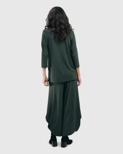 Women Alembika Plus<Essential Mockneck Top, Green