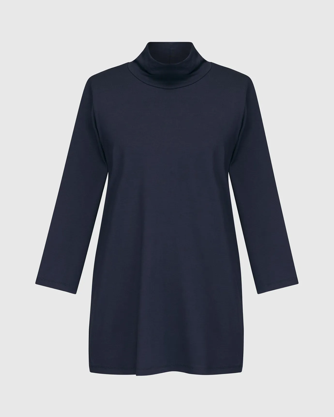 Women Alembika Plus<Essential Mockneck Top, Navy