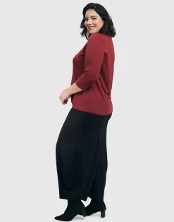 Women Alembika Tops & Tunics<Essential Mockneck Top, Plum