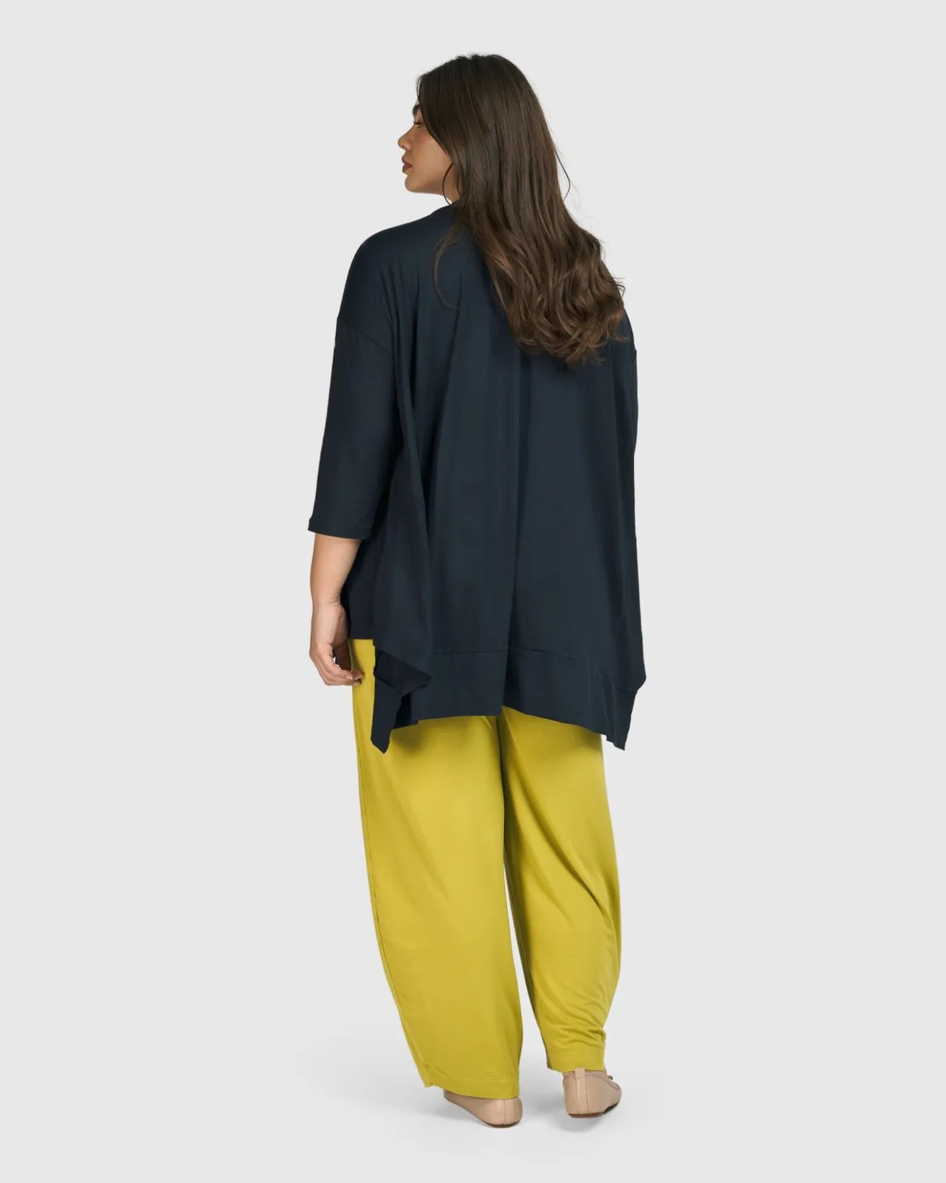 Women Alembika Plus<Essential Oversized Trapeze Top, Ocean