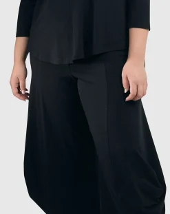 Women Alembika Plus<Essential Punto Pants, Black