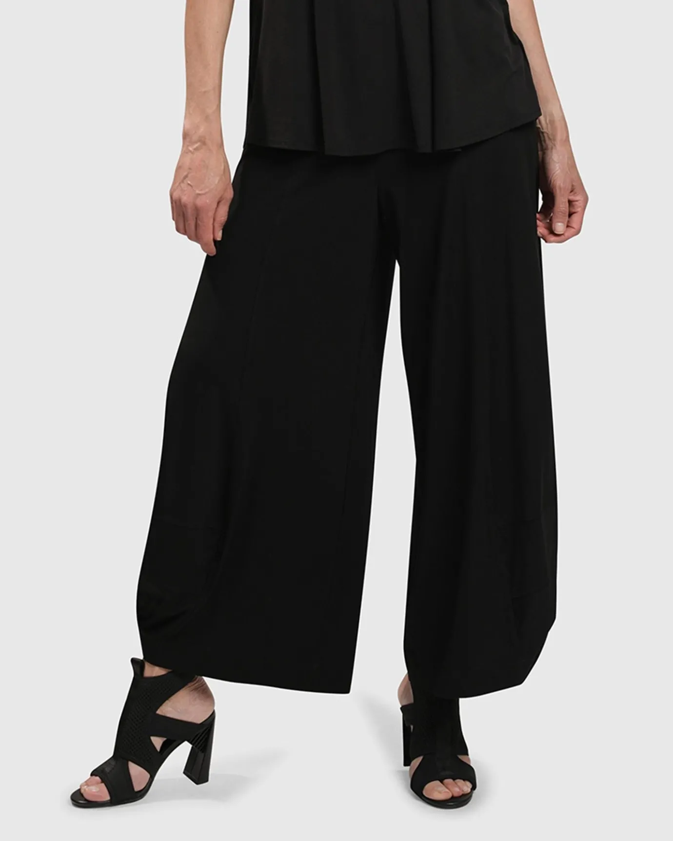 Women Alembika Plus<Essential Punto Pants, Black