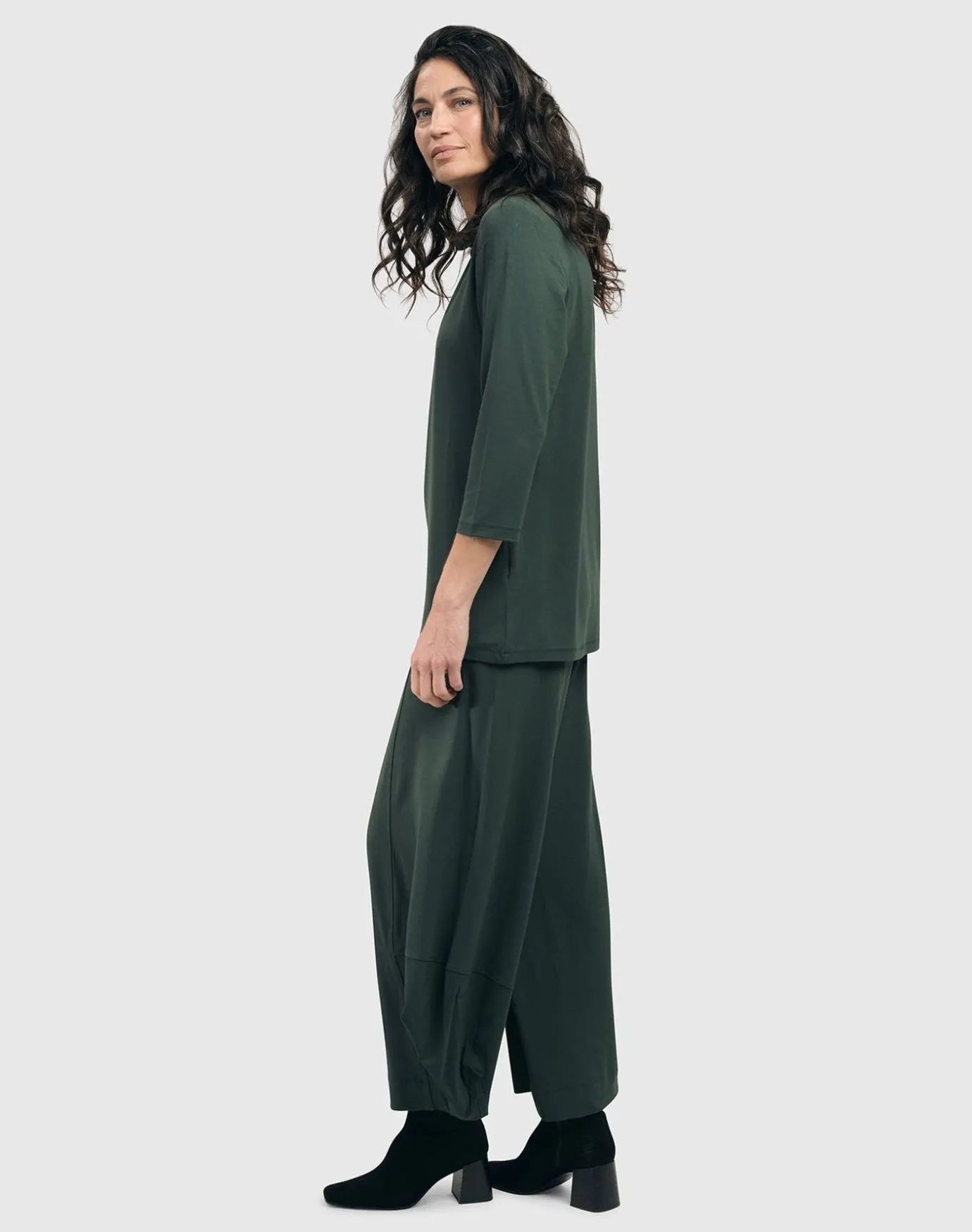 Women Alembika Pants & Skirts<Essential Punto Pants, Green