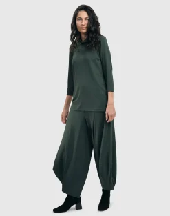 Women Alembika Pants & Skirts<Essential Punto Pants, Green