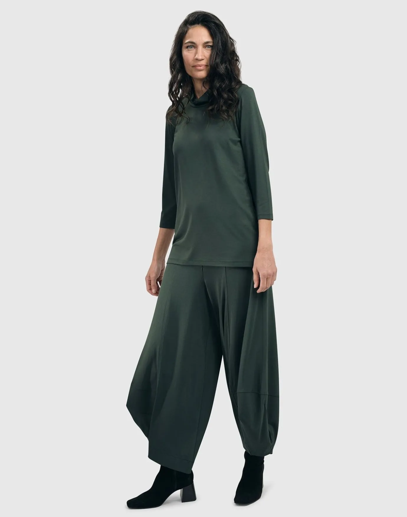Women Alembika Pants & Skirts<Essential Punto Pants, Green