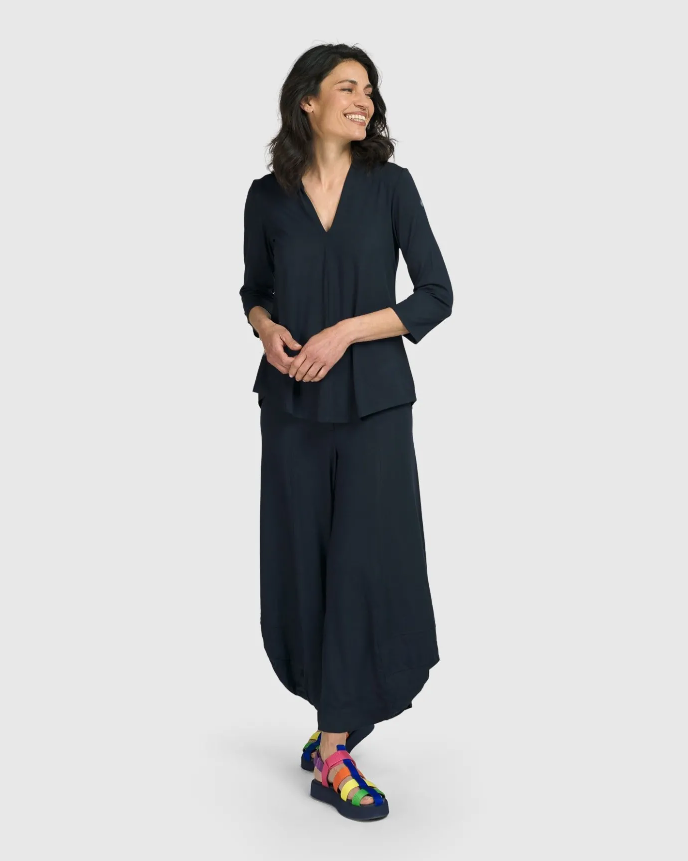 Women Alembika Pants & Skirts<Essential Punto Pants, Ocean