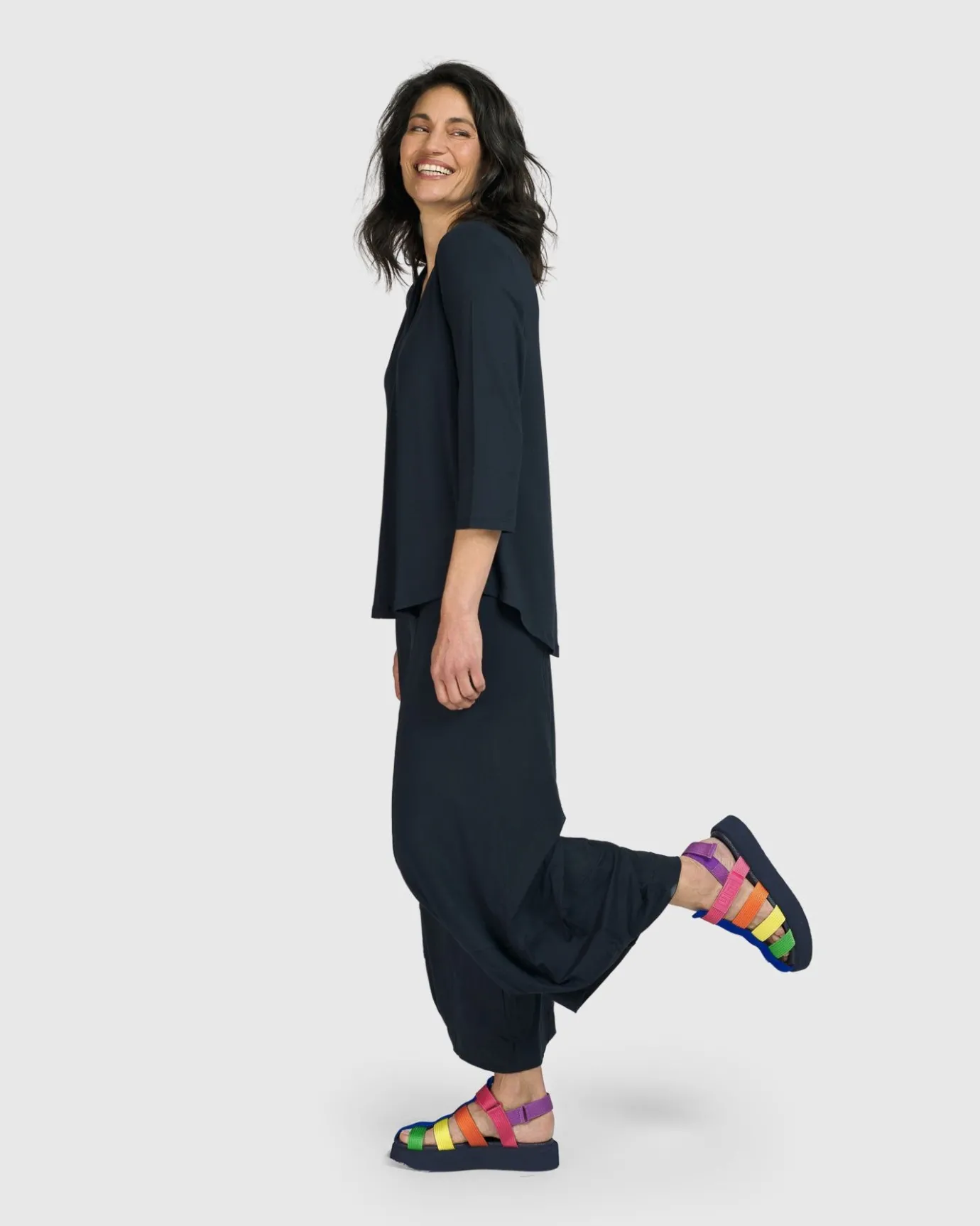 Women Alembika Pants & Skirts<Essential Punto Pants, Ocean