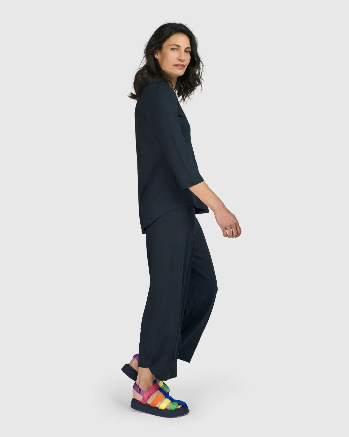 Women Alembika Pants & Skirts<Essential Punto Pants, Ocean