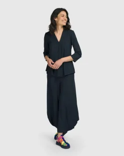 Women Alembika Plus<Essential Punto Pants, Ocean