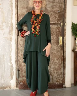 Women Alembika Plus<Essential Punto Pants, Tall, Green