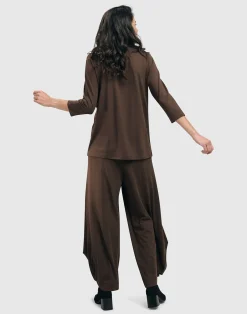 Women Alembika Pants & Skirts<Essential Punto Pants, Tall, Coffee