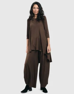 Women Alembika Plus<Essential Punto Pants, Tall, Coffee