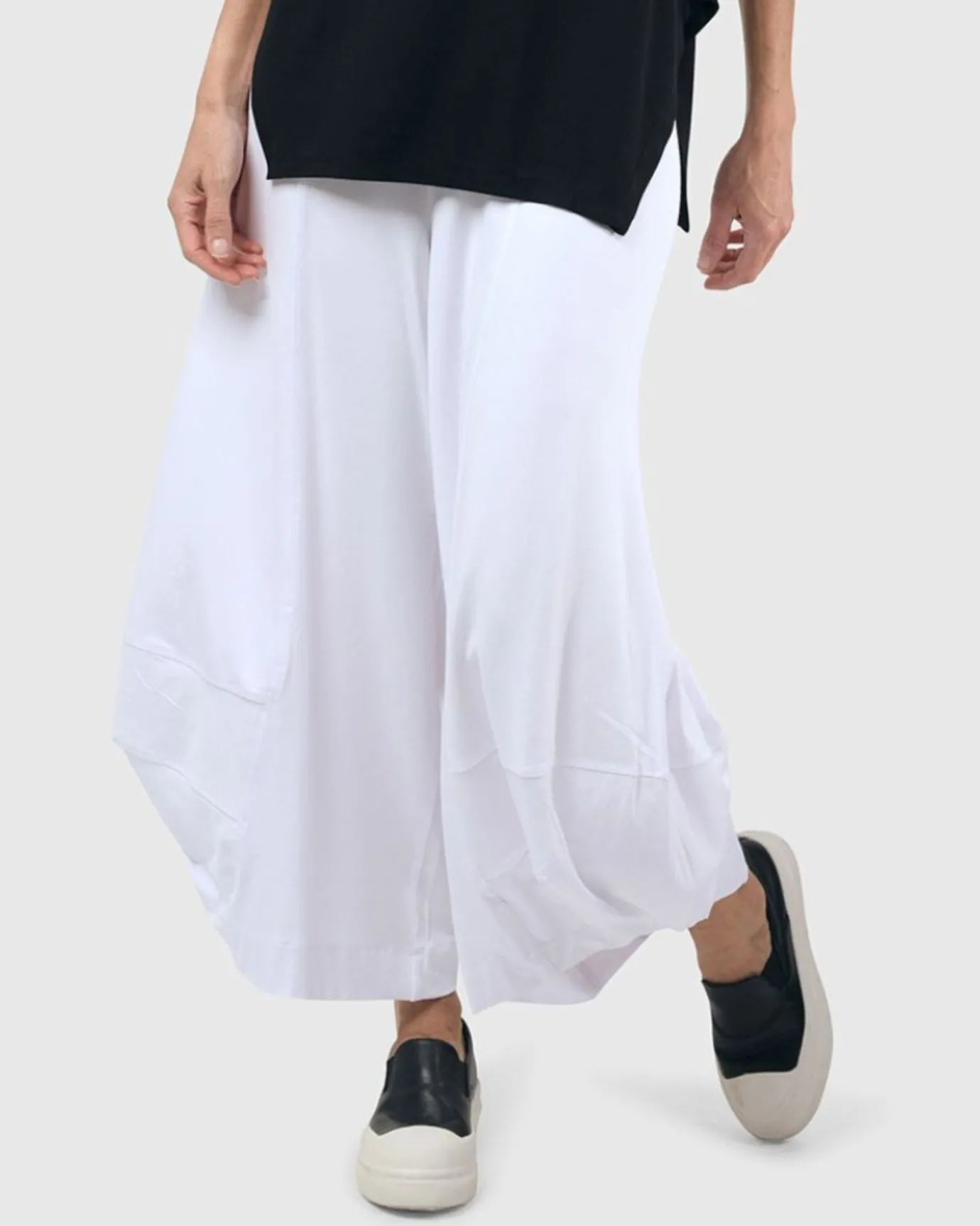 Women Alembika Plus<Essential Punto Pants, White