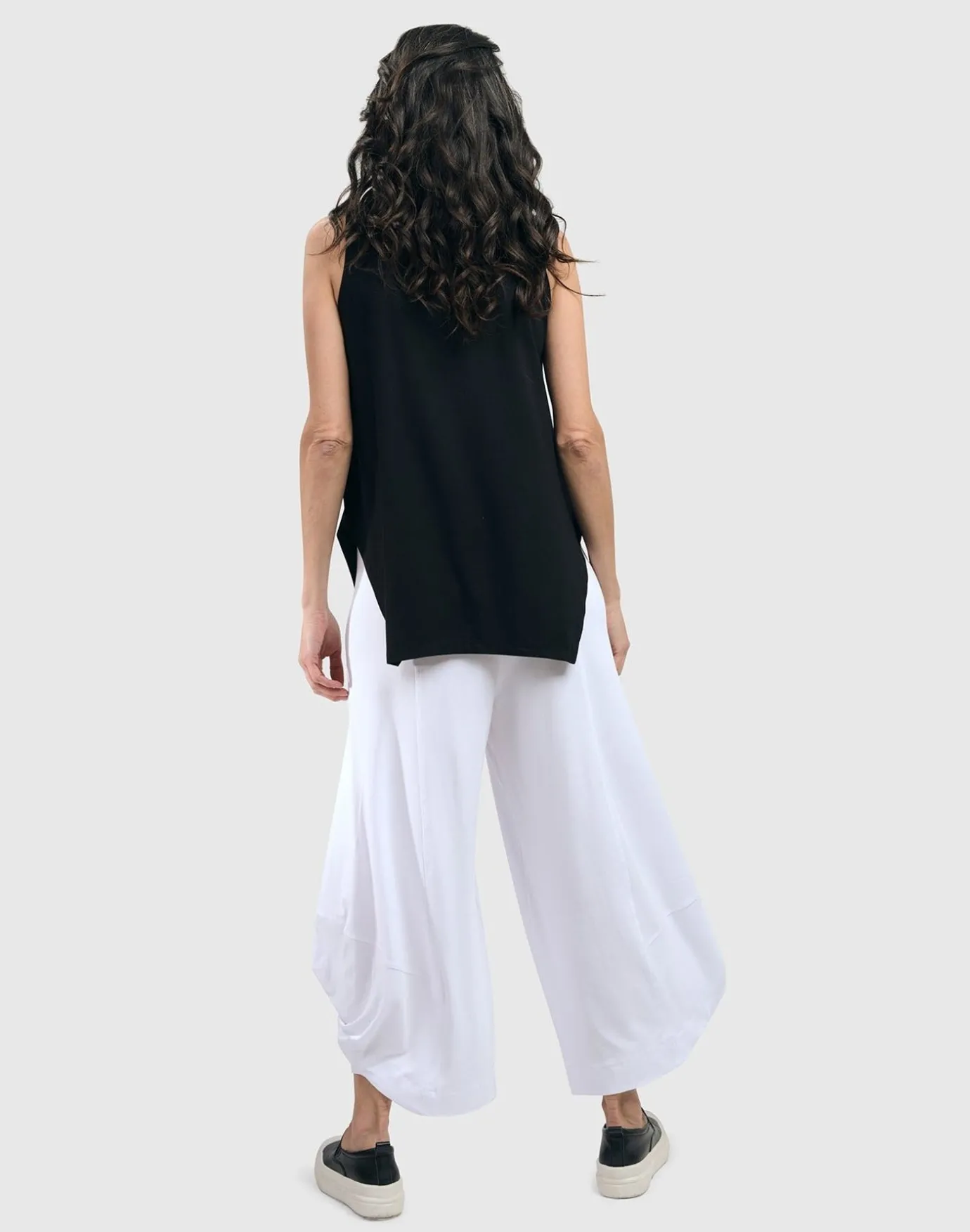 Women Alembika Plus<Essential Punto Pants, White