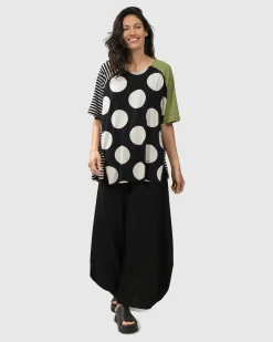 Women Alembika Plus<Essential Punto Pockets Pants, Black