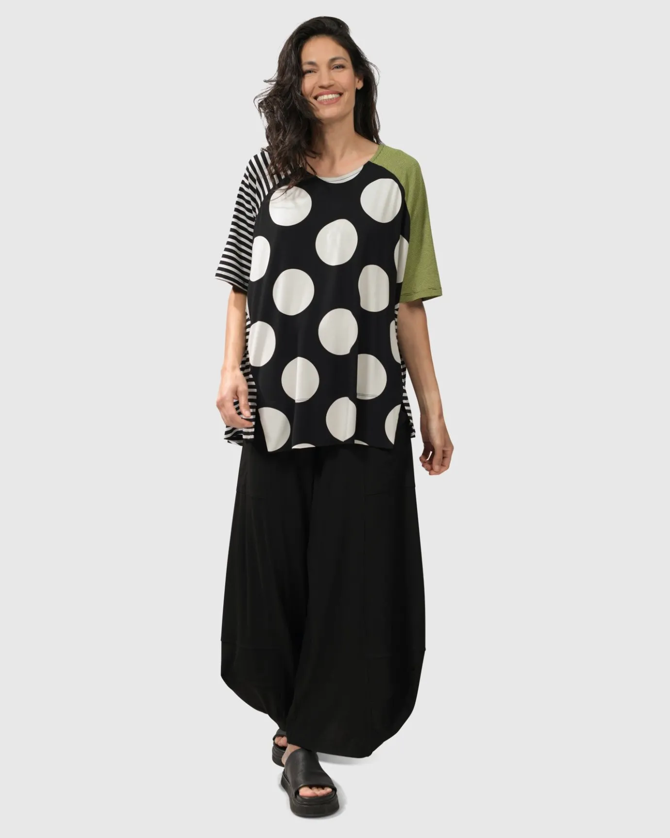 Women Alembika Plus<Essential Punto Pockets Pants, Black