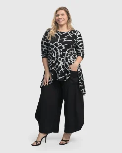 Women Alembika Plus<Essential Punto Pockets Pants, Black
