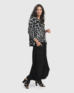 Women Alembika Pants & Skirts<Essential Punto Pockets Pants, Black