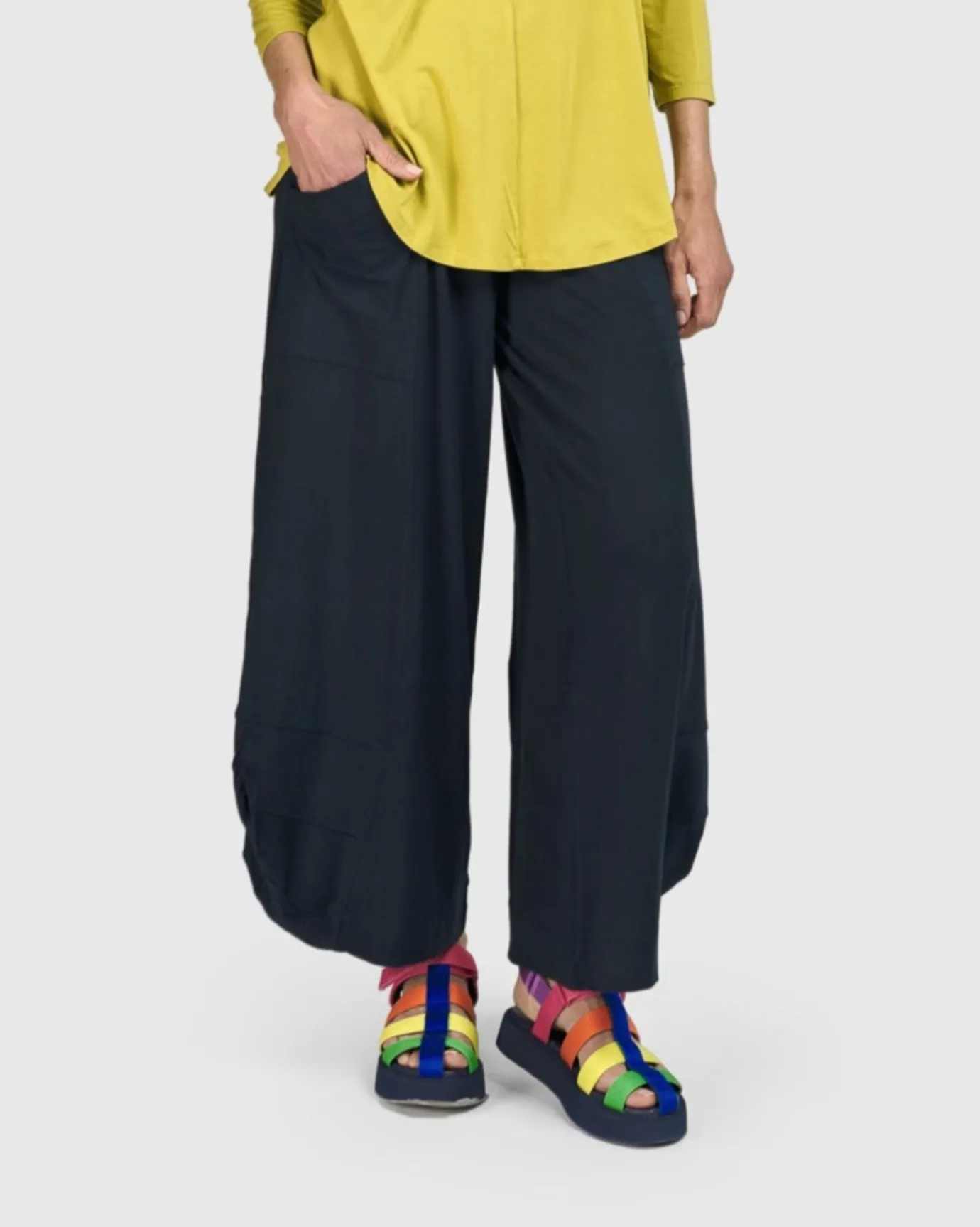 Women Alembika Plus<Essential Punto Pockets Pants, Ocean